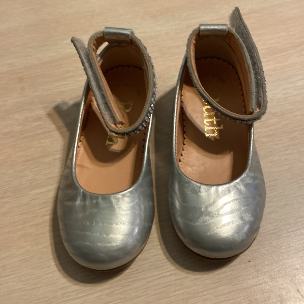 Silver Ballet slippers by Ruth - Picture 2 of 5